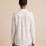 Linen Shirt with Button Front and Relaxed Fit – alternate product view