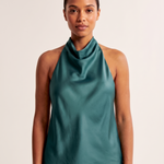 Satin Halter Top with Open Back – product detail view 6