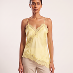 Asymmetric Lace Tank Top with V Neck and Open Back – product detail view 3