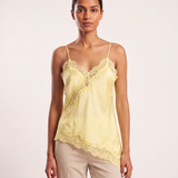 Asymmetric Lace Tank Top with V Neck and Open Back – product detail view 3