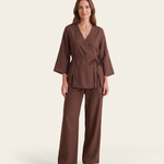 Two Piece Trouser Set with Relaxed Fit — front