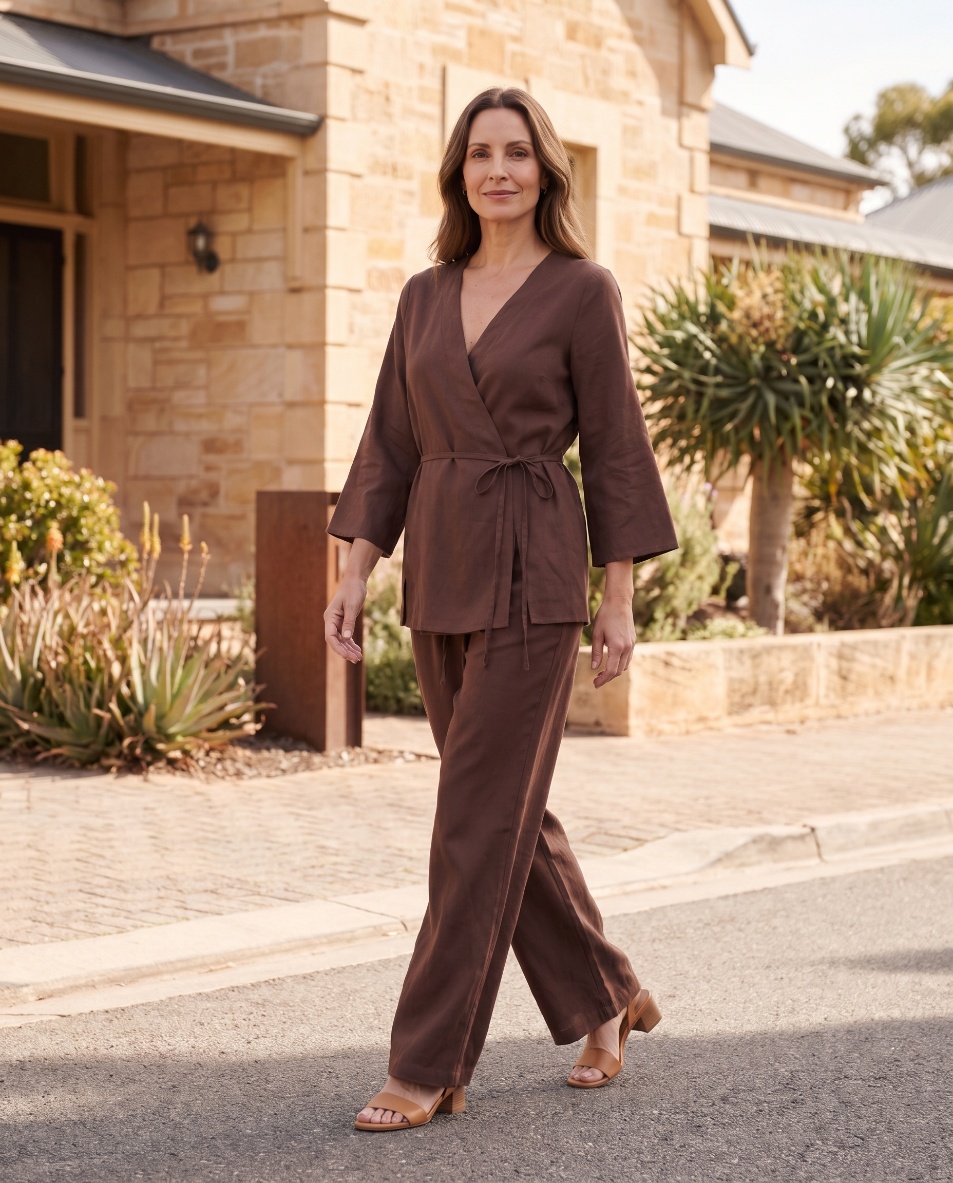 Two Piece Trouser Set with Relaxed Fit — Australian lifestyle