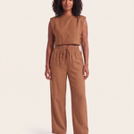 Linen Pant Set with Relaxed Fit — colour