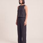 Sleeveless Vest and Wide Leg Trouser Set — angle