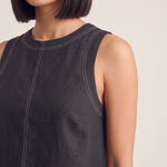 Sleeveless Vest and Wide Leg Trouser Set — detail