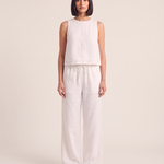 Sleeveless Vest and Wide Leg Trouser Set — colour