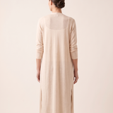 Soleil Longline Lightweight Knit Cardigan – Apricot – back
