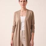 Soleil Longline Lightweight Knit Cardigan – Khaki – variant