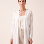Soleil Longline Lightweight Knit Cardigan – White – variant