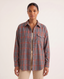 Charcoal & Orange Plaid