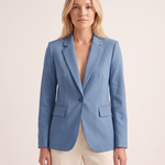 Single Button Tailored Blazer — colour