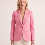 Single Button Tailored Blazer — colour