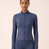 Aura Pilates Quick-Dry Long-Sleeve Jacket – Navy Blue – variant