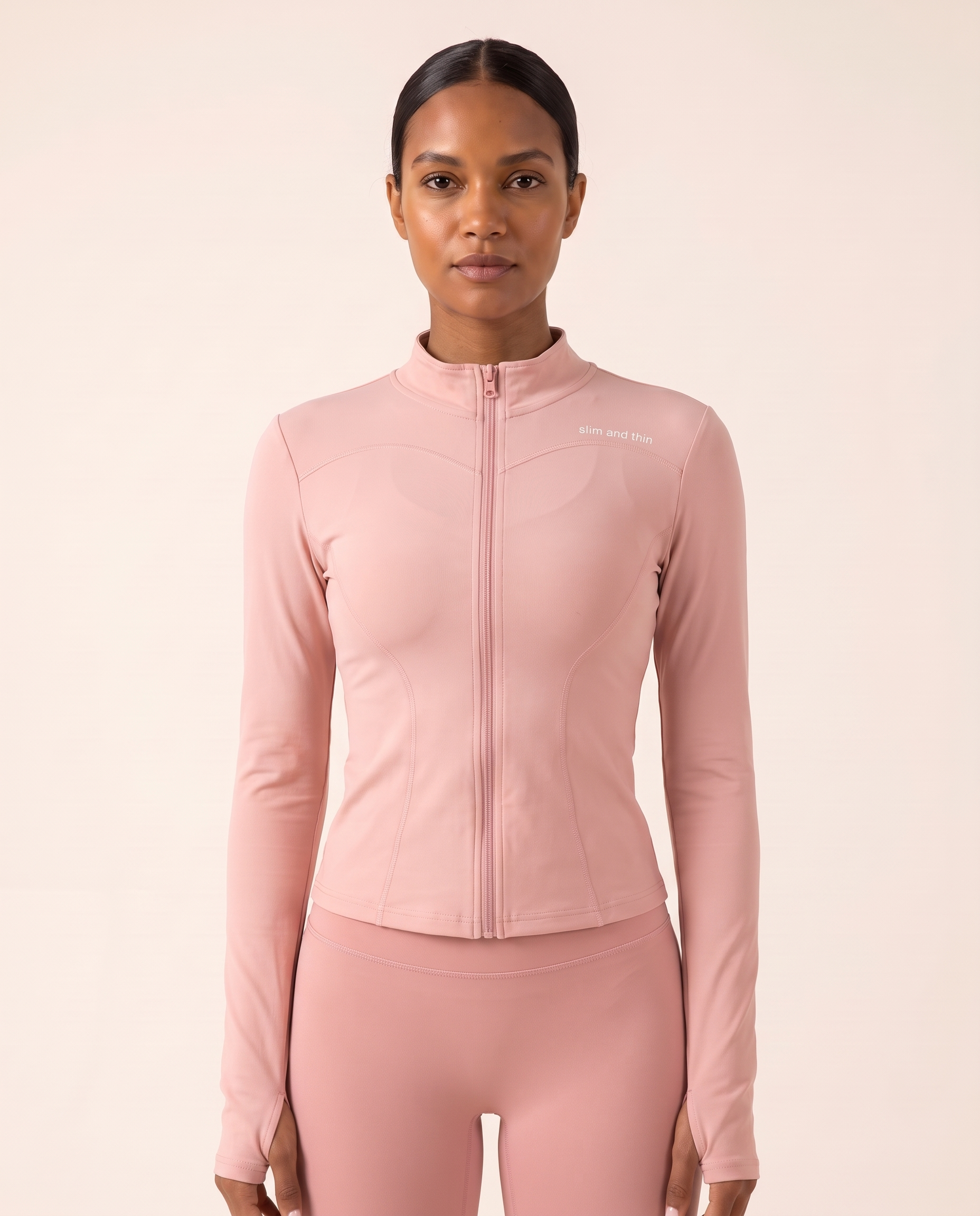 Aura Pilates Quick-Dry Long-Sleeve Jacket – Pink – variant