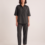 Linen Trouser Set with Relaxed Fit — colour