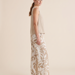 Rue Relaxed Sleeveless Two-Piece Trouser Set – three-quarter view