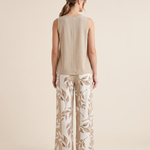 Rue Relaxed Sleeveless Two-Piece Trouser Set – back
