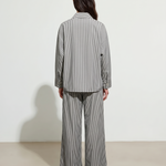 Sable Long-Sleeve Trouser Set – studio back view