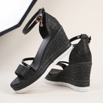 Sienna Orthopaedic Cushioned Slip-On Sandals — detail view