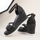 Sienna Orthopaedic Cushioned Slip-On Sandals — detail view
