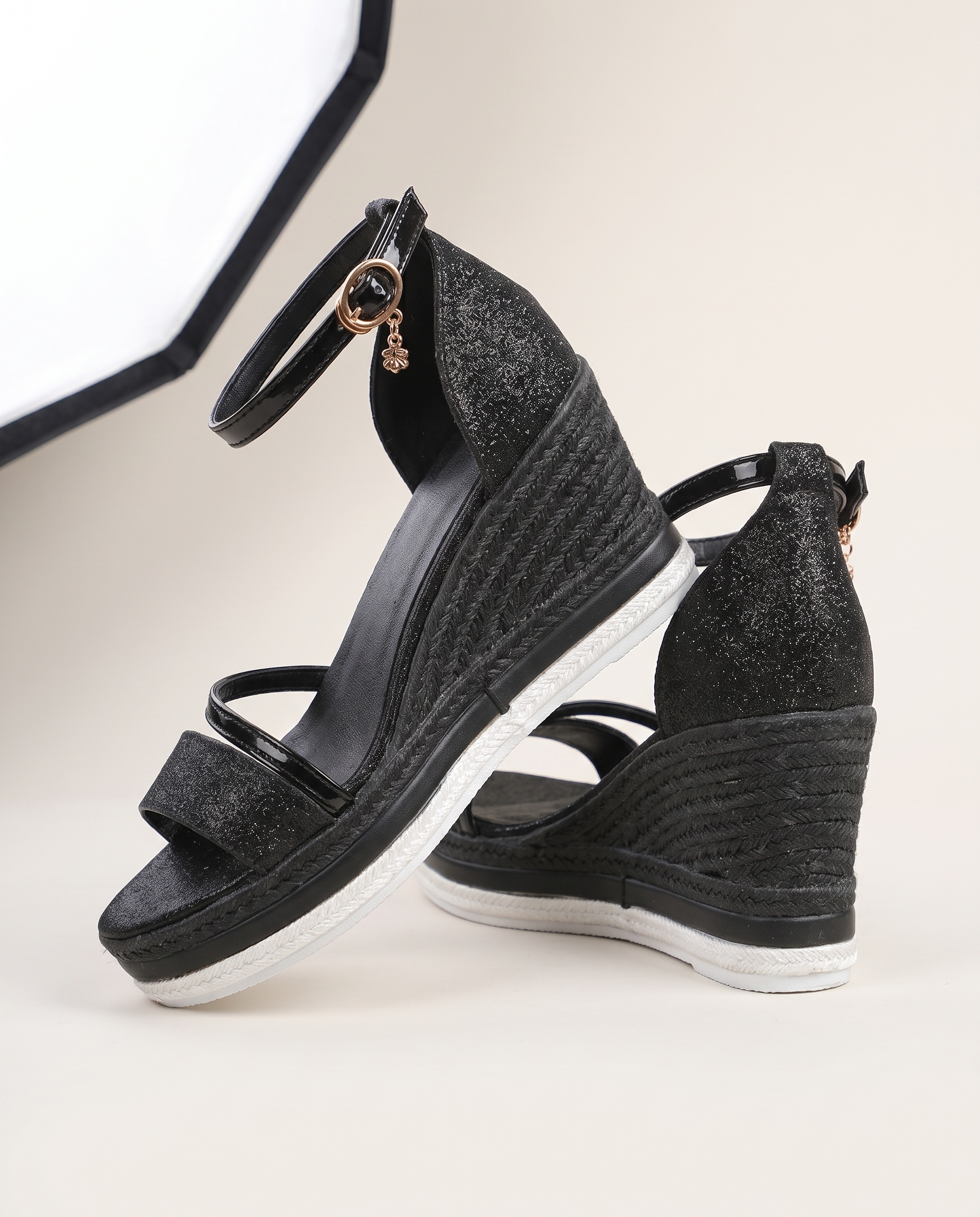 Sienna Orthopaedic Cushioned Slip-On Sandals — detail view