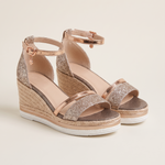 Sienna Orthopaedic Cushioned Slip-On Sandals — Rose Gold variant
