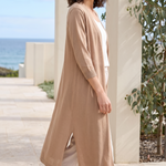 Soleil Longline Lightweight Knit Cardigan – Australian lifestyle view