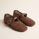 Solene Classic Round-Toe Mesh Mules — hero view