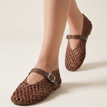 Solene Classic Round-Toe Mesh Mules — Australian studio lifestyle view