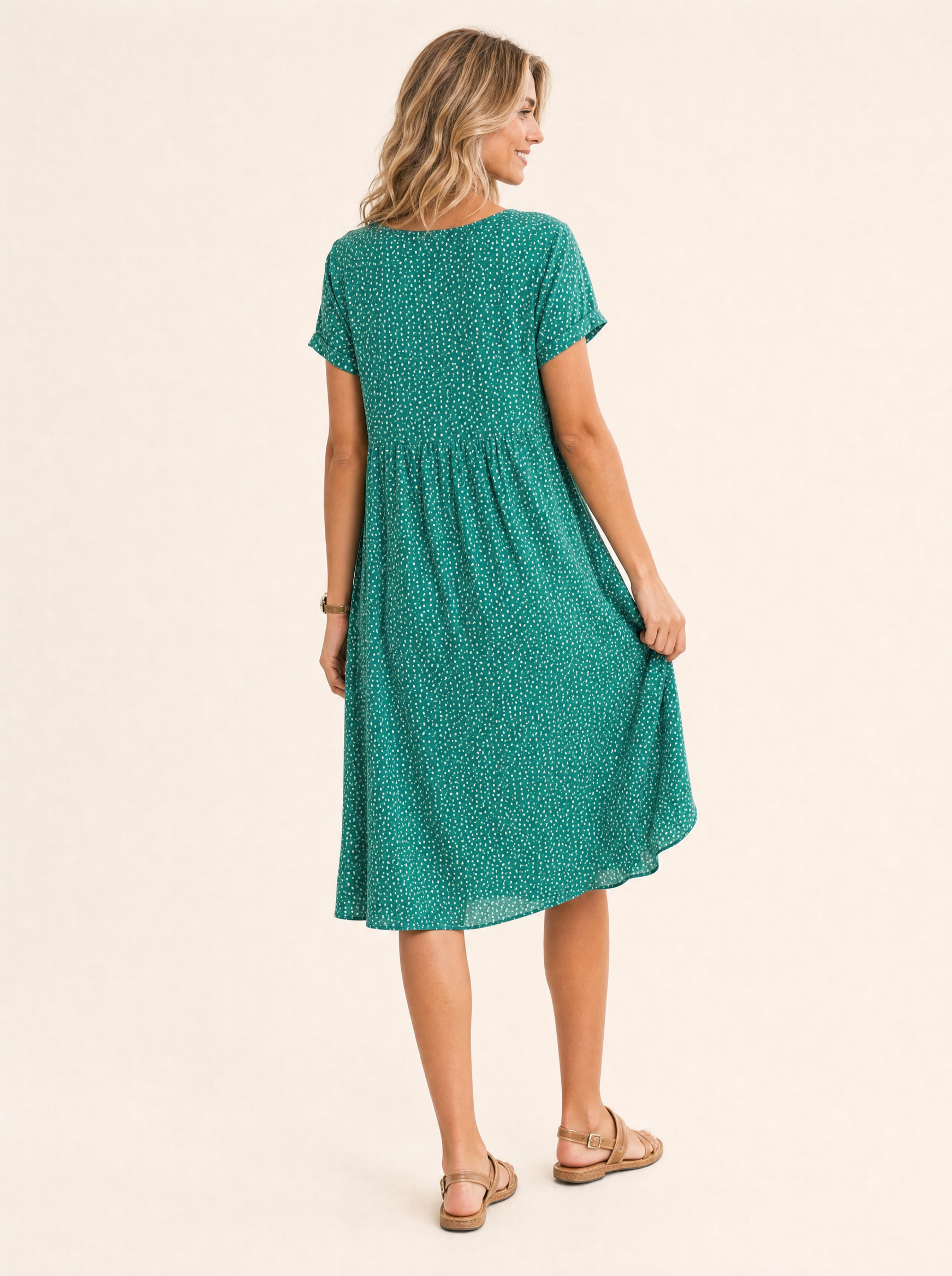 Summer Midi Dress with Relaxed Fit – alternate product view