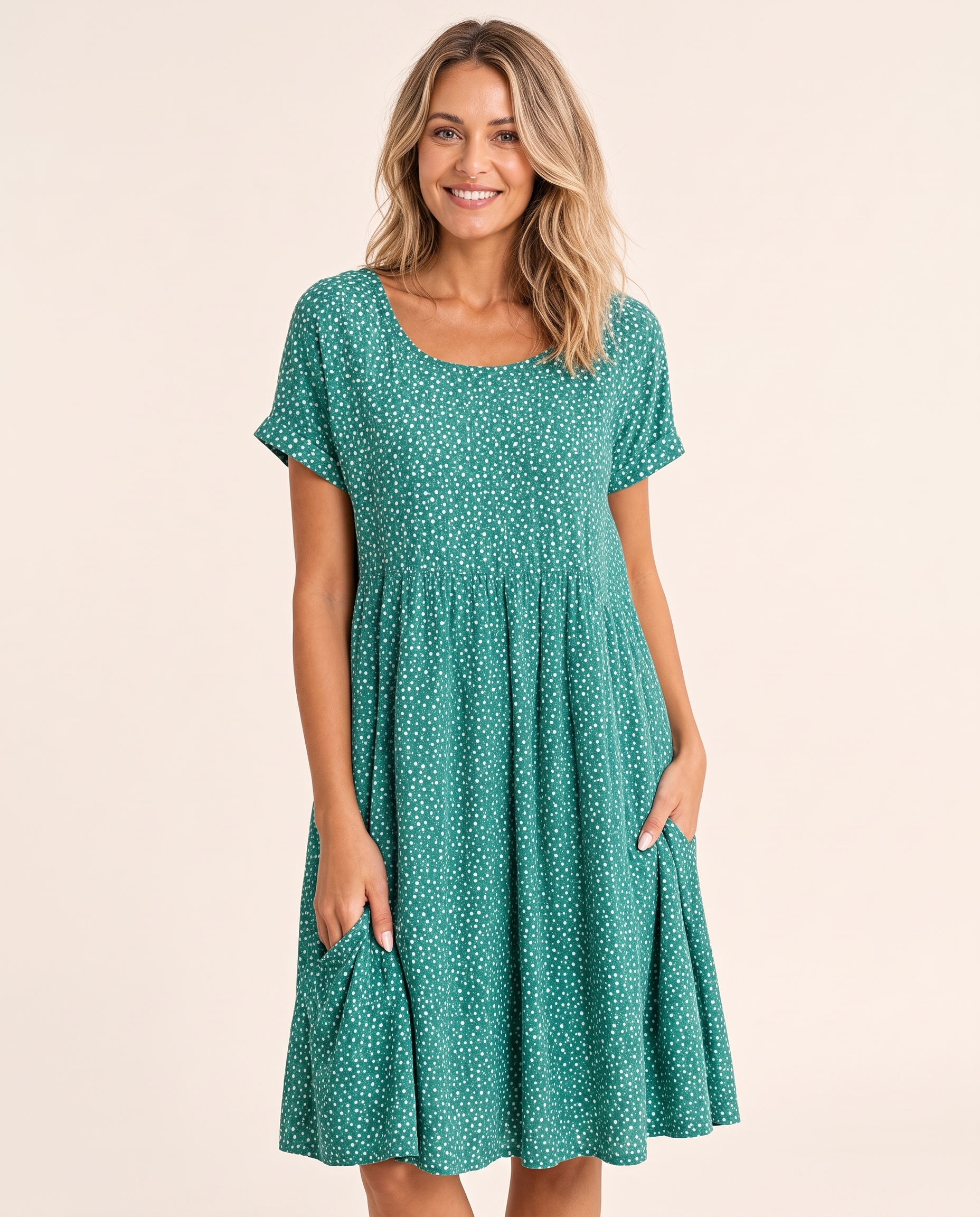 Summer Midi Dress with Relaxed Fit — product view