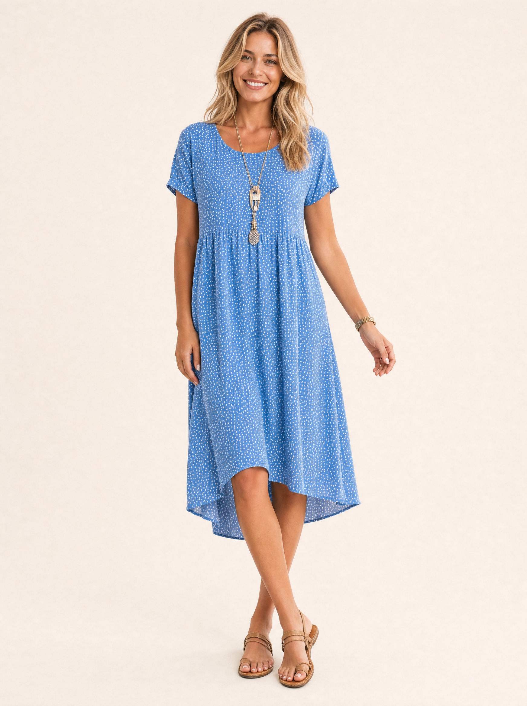 Summer Midi Dress with Relaxed Fit – product detail view 3