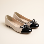Talia Comfortable Bow-Detail Ballet Flats — hero view