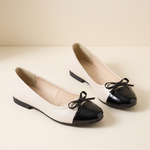 Talia Comfortable Bow-Detail Ballet Flats — side view