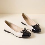 Talia Comfortable Bow-Detail Ballet Flats — side view