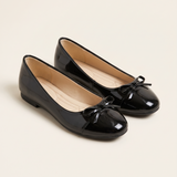 Talia Comfortable Bow-Detail Ballet Flats — Black variant