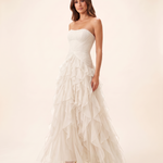 Thalia Elegant Ruffle Ruched Maxi Dress – Image color 4 studio variant