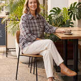 Maple Oversized Plaid Long-Sleeve Shirt – Brisbane lifestyle