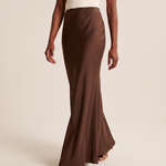 Satin Trumpet Maxi Skirt – lifestyle