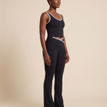 Two Piece Activewear Set with Sports Bra and Leggings – three-quarter view