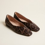 Veda Classic Square-Toe Lace Ballet Flats — hero view