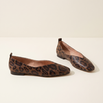 Veda Classic Square-Toe Lace Ballet Flats — side view