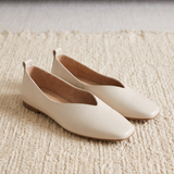 Veda Classic Square-Toe Lace Ballet Flats — 2 variant
