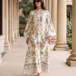 Viola Botanical Bell-Sleeve Maxi Dress — Sydney lifestyle