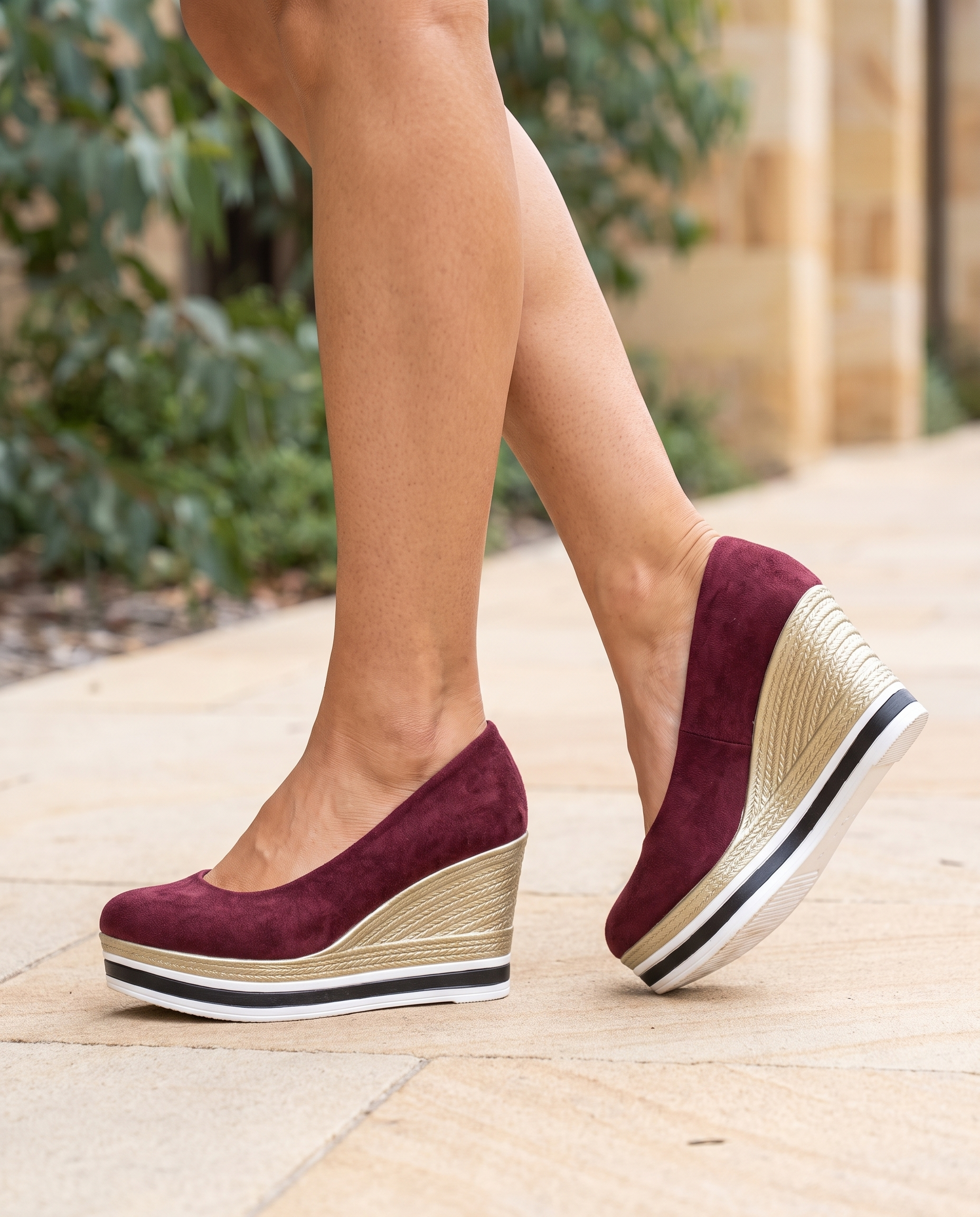 Willow Elegant Wedge Everyday Sandals — lifestyle view