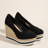 Willow Elegant Wedge Everyday Sandals — Black variant