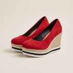 Willow Elegant Wedge Everyday Sandals — Red variant
