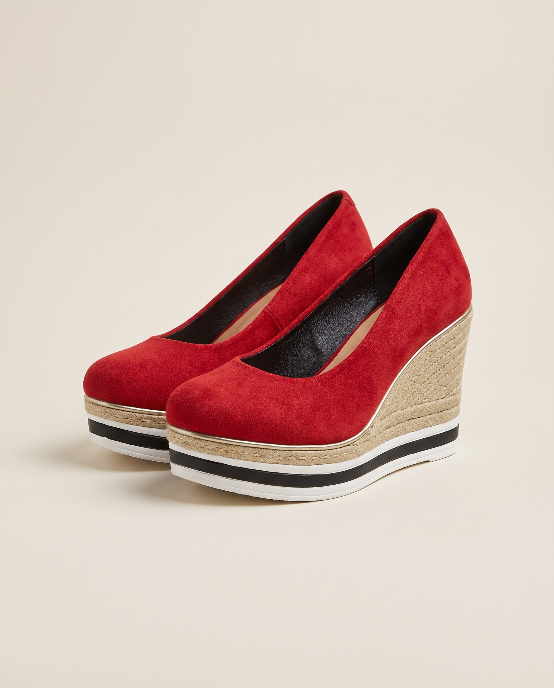 Willow Elegant Wedge Everyday Sandals — Red variant