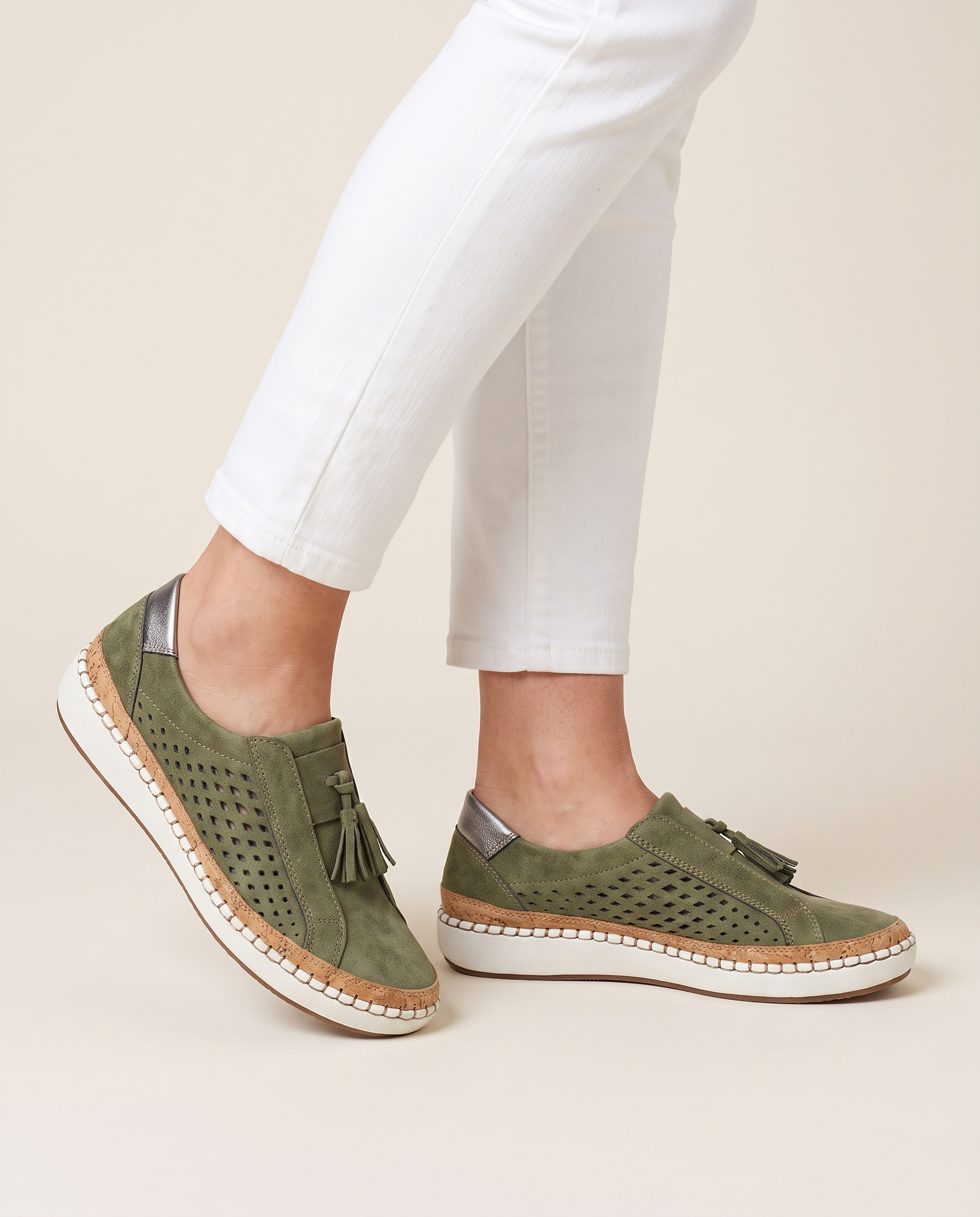 Winter Classic Everyday Slip-On Shoes — model view