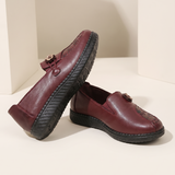 Xanthe Comfortable Slip-On Flat Loafers — detail view